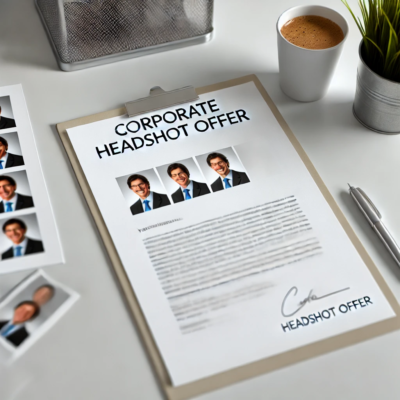 get an offer for your corporate headshots